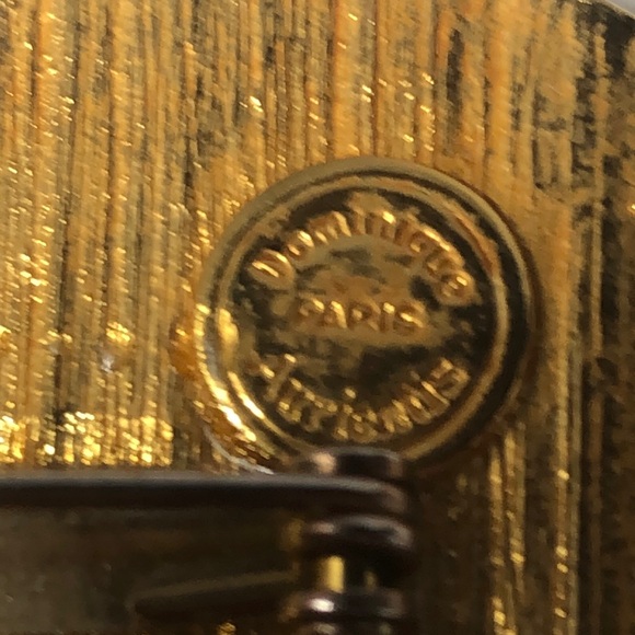 Dominique Aurientis Paris Gold Plated Vintage Heart Shaped Brooch Pin - Picture 12 of 13